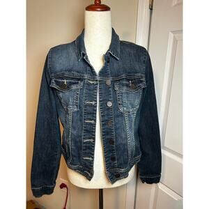 KUT Size Medium Jean Jacket Denim Women's Coat Casual
